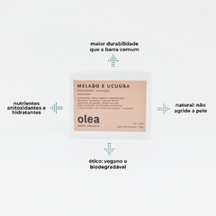 Barra de melado e ucuúba da Olea | Para uma maior hidratação da pele - comprar online