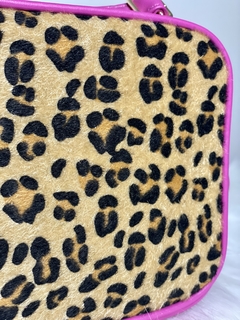 pink leopard print bolsa