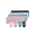 KIT Teclado e Mouse Silm Sem Fio 2.4 GHZ Rosa Xcell XC-CB-04