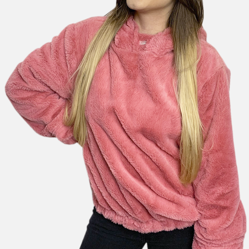 oversized moletom com capuz soft