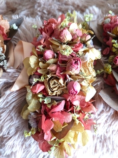 Pulseras Dama de Honor Con Flores secas