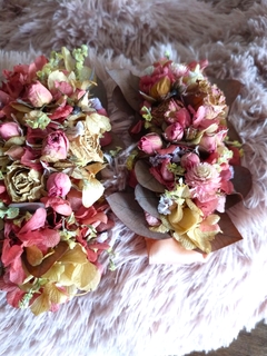 Pulseras Dama de Honor Con Flores secas - tienda online