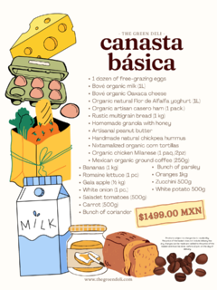 CANASTA FAMILIAR - CANASTAS BÁSICAS THE GREEN DELI - comprar en línea