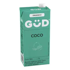 LECHE DE COCO ORGÁNICA GUD SIN AZUCAR 1 LT