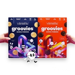 CEREAL DE MAIZ Y QUINOA SABOR CHOCOLATE - GROOVIES - tienda en línea