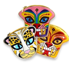EMBROIDERED PURSE/WALLET - EL JAGUAR DORADO