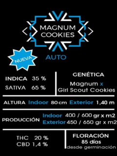 MAGNUM COOKIES AUTOMATICA-SILVER RIVER SEEDS - tienda online