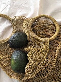 Bolsa tejida Chaguar Mostaza - comprar online