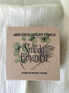 Jabón vegetal de eucalipto y tomillo - comprar online
