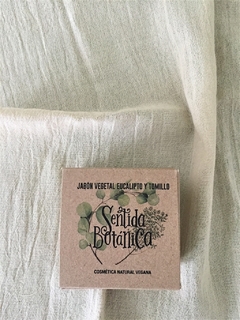 Jabón vegetal de eucalipto y tomillo