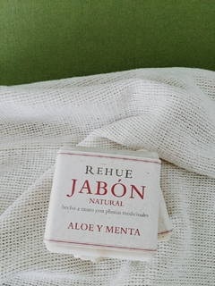 Jabón natural de aloe y menta