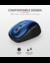 Mouse Inalambrico Usb Trust Yvi Azul Metalizado - Negro - tienda online