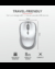 Imagen de Mouse Inalambrico Usb Trust Yvi Blanco-Gris
