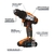 Taladro Inalambrico Bateria Ion Litio 20v 3/8 Truper - comprar online