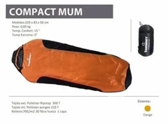 Bolsa De Dormir Hummer Compact Mum (Orange) 0-15° - comprar online