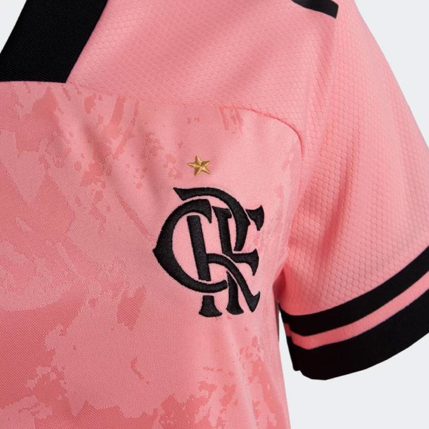 camisa do flamengo rosa feminina