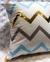 Almohadon Chevron Metalico - comprar online