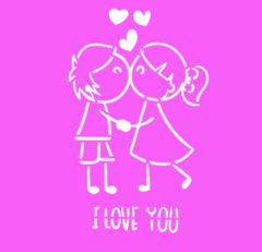 PAREJA NENES ILOVE YOU - SA149