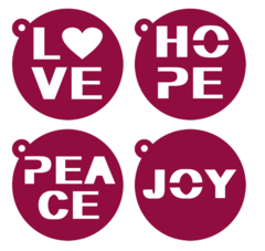 LOVE HOPE PEACE - SET019