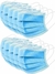 Barbijos Con Elástico Clip Nasal Descartables Termosellado Tricap Celestes Box X50 ANMAT - comprar online