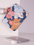 Funda y Organizador Notebook Crisantemo Azul - tienda online