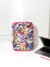 FUNDA Y ORGANIZADOR NOTEBOOK BOTANICO LILA