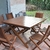 Mesa Acacia plegable 1.20 m.