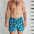 Turtle print shorts
