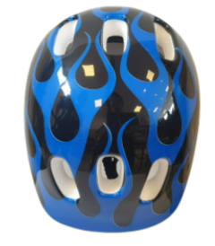 SET CASCO NIÑO+PROTECCION CODOS+RODILLAS+MUÑEQUERAS- Azul