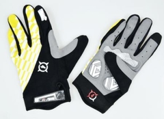 GUANTES 4SPTS, DEDOS LARGOS- Amarillo/Negro