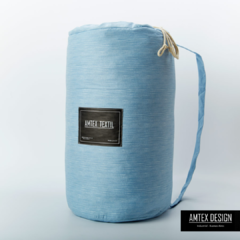 EDREDON JASPEADO 1 1/2 CELESTE - comprar online