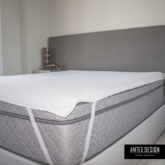 PROTECTOR DE COLCHON IMPERMEABLE 1.40X1.90 CON ELASTICO - comprar online