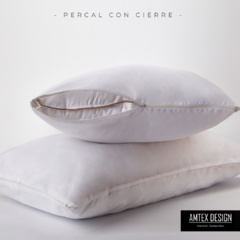 FUNDA PROTECTORA PERCAL CON CIERRE 50X70