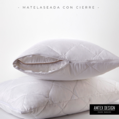 FUNDA PROTECTORA MATELASSE CON CIERRE 50X90