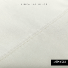 JUEGO DE SABANAS 200 H TWIN NATURAL - comprar online