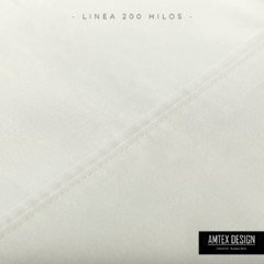 JUEGO DE SABANAS 200 H 2 1/2 NATURAL - comprar online