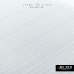 JUEGO DE SABANAS 300 H RATIER KING BLANCO - comprar online