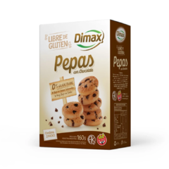 PEPAS CON CHIPS CHOCOLATE DIMAX X 160 GR