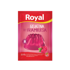 GELATINA ROYAL FRAMBUESA X 40 GRS