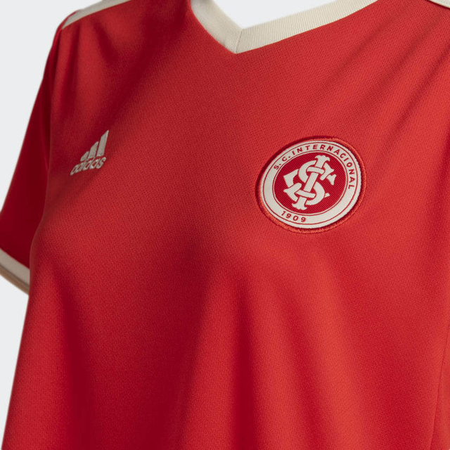 Camiseta Internacional III 22/23 Adidas Feminino - Vinho