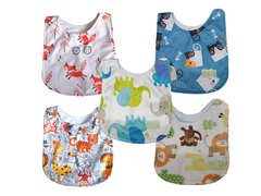 KIT DE 5 BABEROS IMPERMEABLES