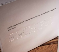 El mar y las caracolas (con sistema braille), Verónica Tejeiro y Hernán Soriano - comprar online