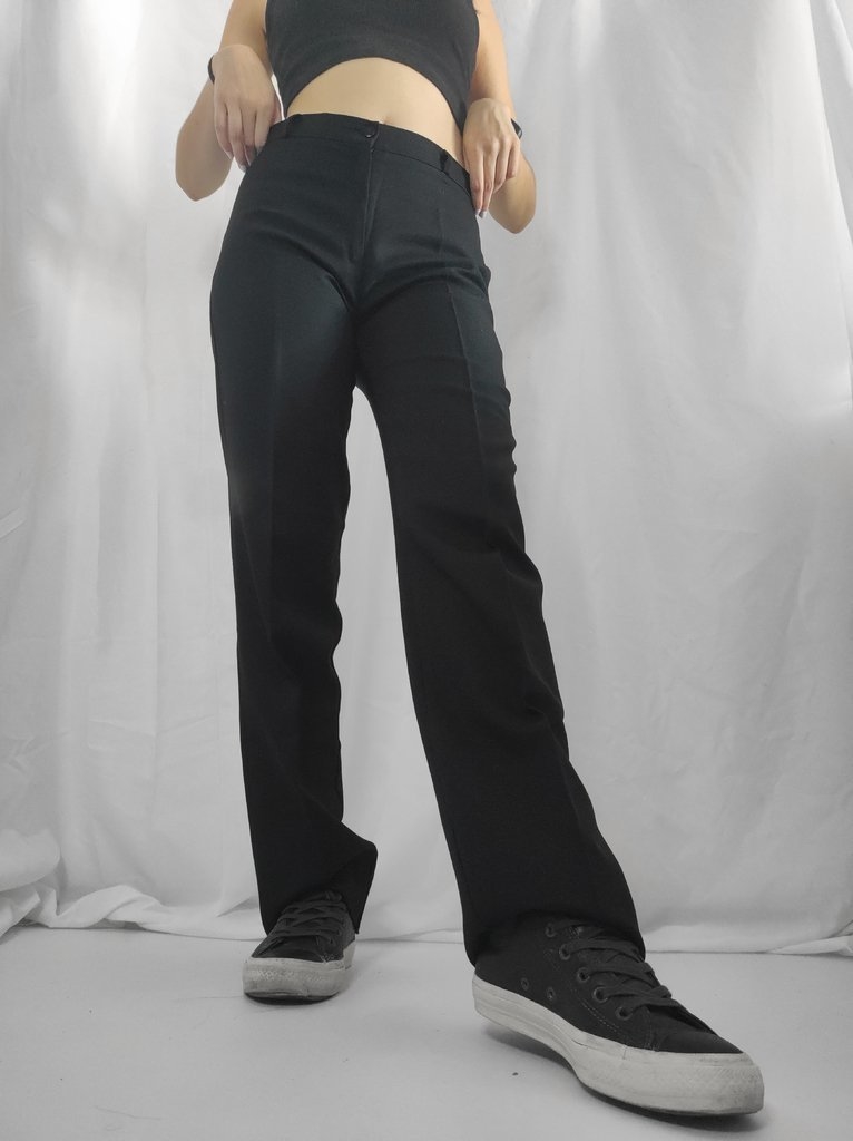 Pantalón sastrero negro - The Inzil Shop Vintage