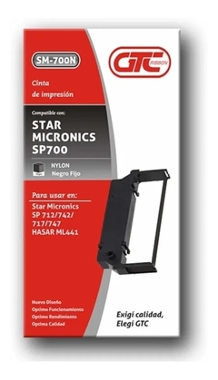 Cinta Gtc Star Micronics 700 Impresora Fiscal Hasar 441