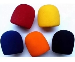 Cobertura Microfono Mano Rompeviento Antipop Pack 5 Colores - comprar online