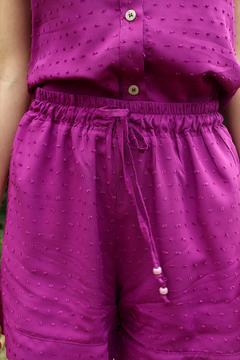 conjunto poá fúcsia - comprar online