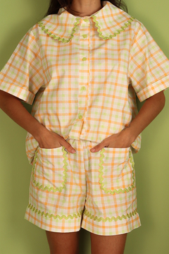 conjunto scacchi laranja e verde