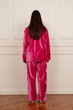 conjunto veludo rosa - Noi Loungewear