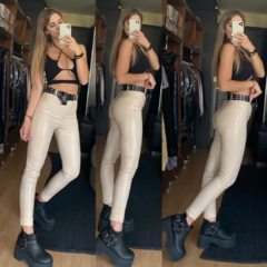 PANTALON CUERO TASCKER OFF WHITE