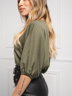 REMERA VERDE MILITAR PIMA MINU T-SHIRTS BOMBER